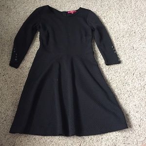 Catherine Black Long Sleeve Dress New Size 8